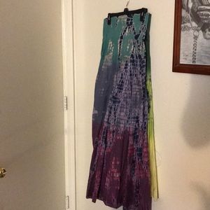 Long Tye Dye Skirts